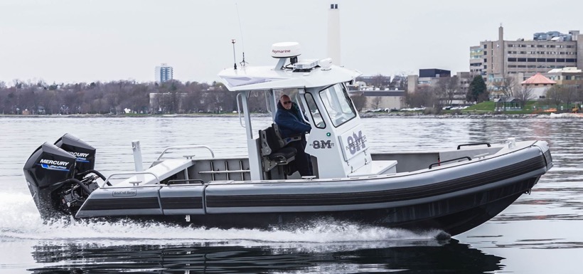 2022 MetalCraft Marine 8M Interceptor Demo for sale.